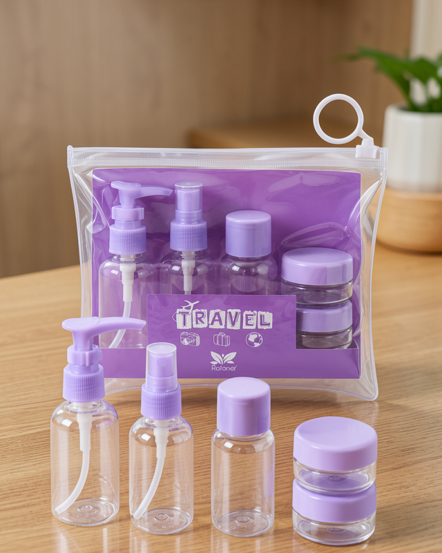 Seyahat Kozmetik Şişesi Seti 5 Parça 30 ml