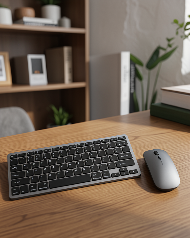 Kablosuz Klavye Mouse Seti Şarj Edilebilir UCZZZKB02KLAVYE-1