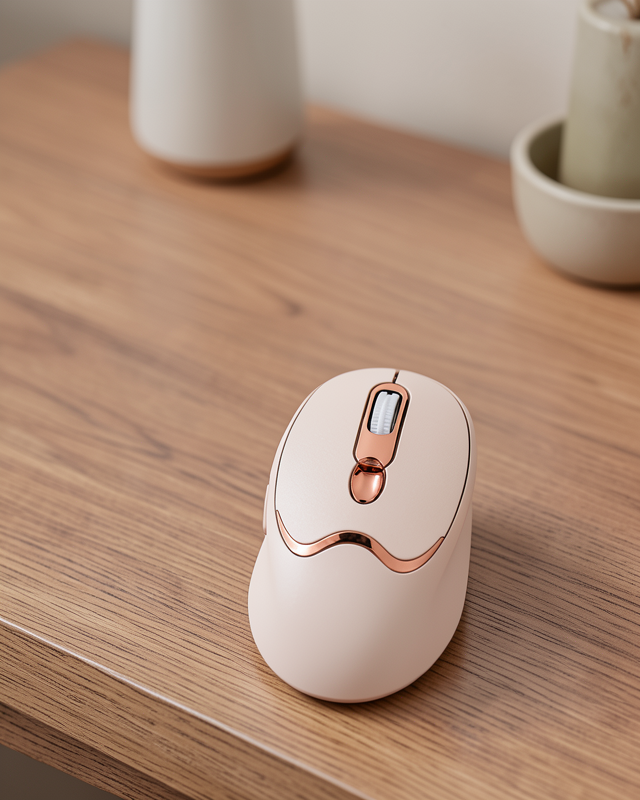 Şarjlı Kablosuz Mouse Sessiz Tıklama UCZZZM02MOUSEGOLD-4