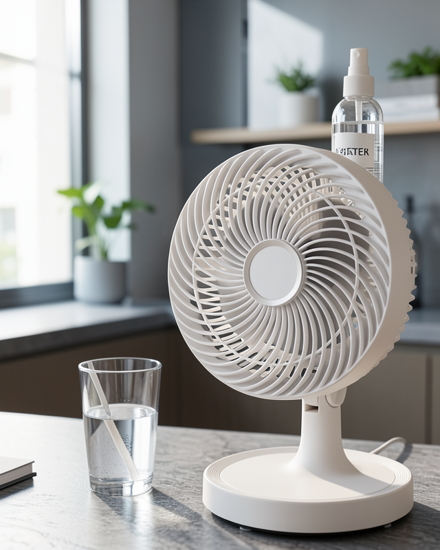 Mini Masaüstü Vantilatör 2 Kademeli Fan Otomatik Salınımlı UCZZZSF7733VANTİLATÖR