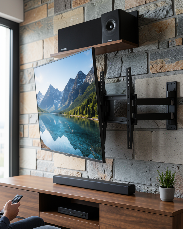 Duvar TV Tutucu Çift Kollu Hareketli Sistem UCZZZBP3K2755-2
