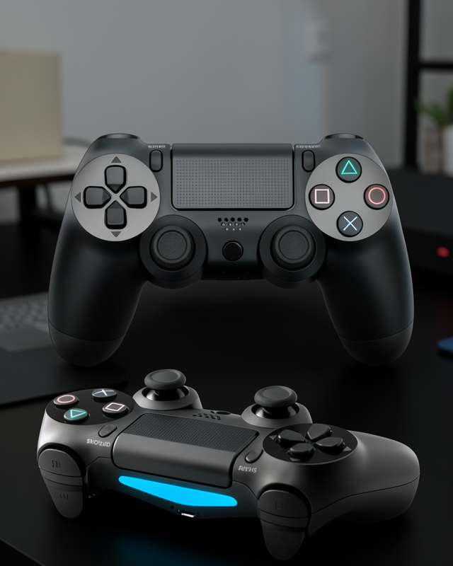 Kamuflaj Desenli Kablosuz Joystick PS4 Oyun Kolu XXUCZPS4KOL-25