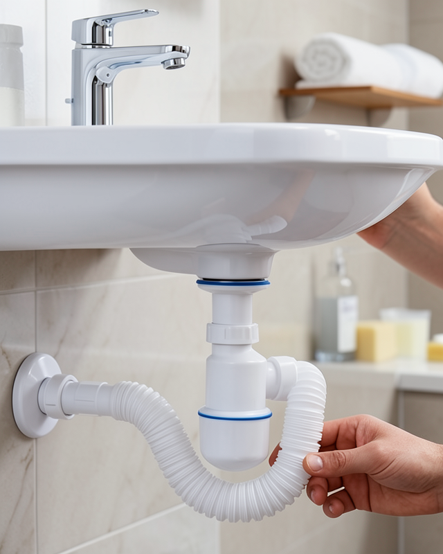 Lavabo Gider Borusu Esnek Sifon Seti UCZZZTAŞLIKÖRÜKLÜ-2
