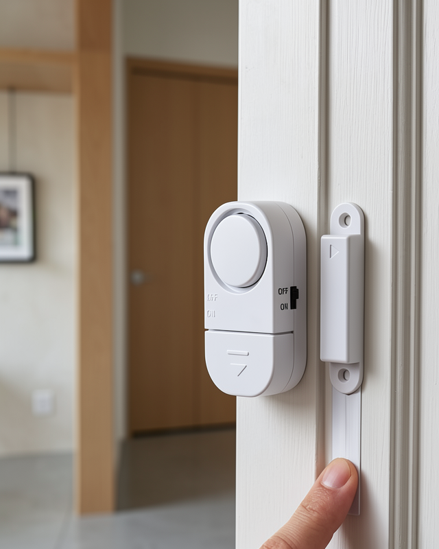 Kapı Pencere Alarmı 90 dB Sesli Manyetik Sensörlü UCZZZ7PİLLİKAPIALARMI-4