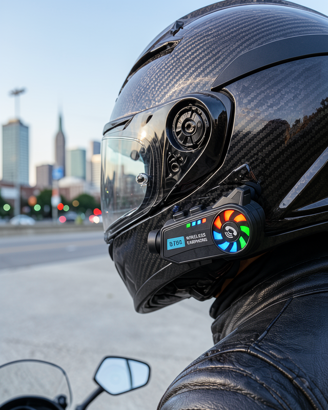 Bluetooth Kask Kamerası 3000mAh Batarya UCZZZBT68KAMERALIİNTERCOM-3