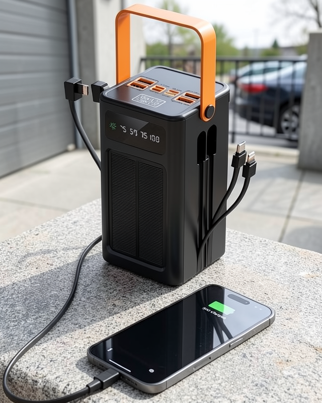 Güneş Enerjili Taşınabilir Powerbank UCZZZ80000GÜNEŞENERJİLİPOWERBANK