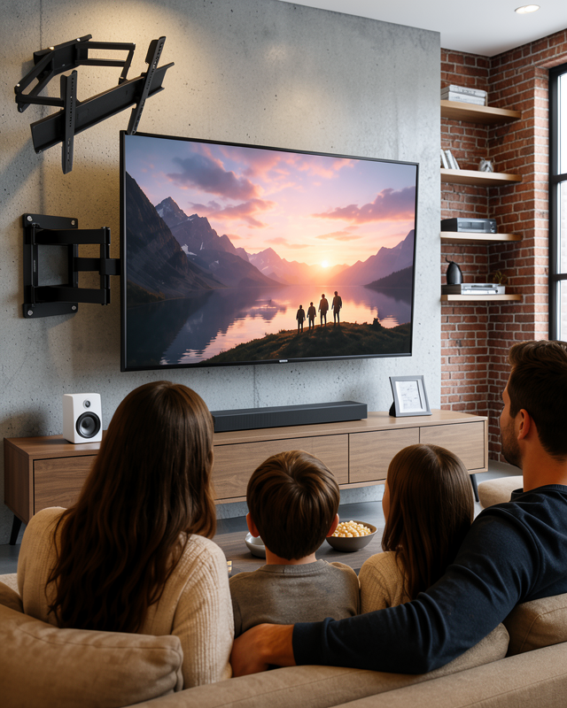 Ayarlanabilir Duvar Tipi TV Tutucu 32-55 İnç UCZZZSH3255PLAZMATUTUCU-4