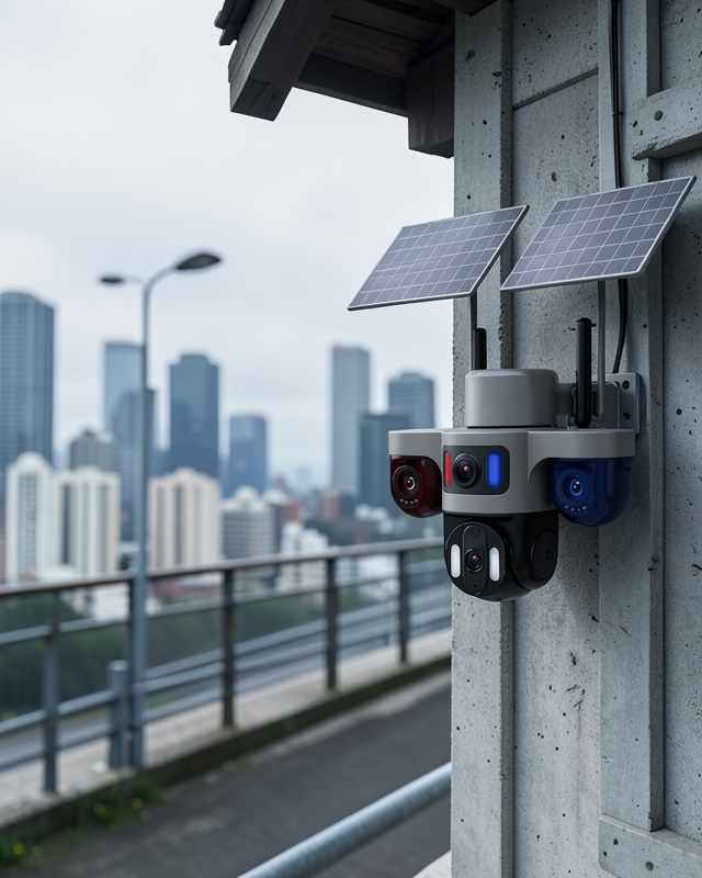 Güneş Enerjili 3 Lensli 9MP Kamera XXUCZZZBLM95SİMKARTLIARICIKAMERASII-3