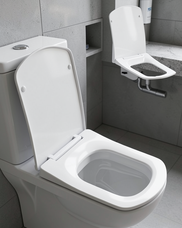 Universal Klozet Kapağı Yavaş Kapanan Soft Close UCZZZKAREKLOZETKAPAĞI-3