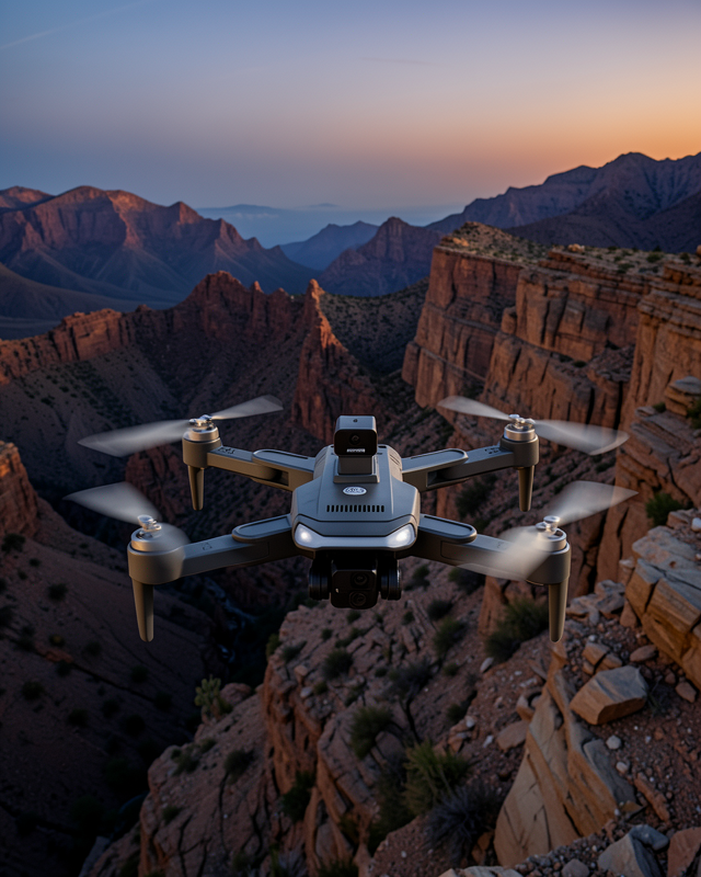 GPS ve Engel Sensörlü Katlanabilir Drone Uzun Uçuş Süresi ve Stabil Görüntüleme Teknolojisi