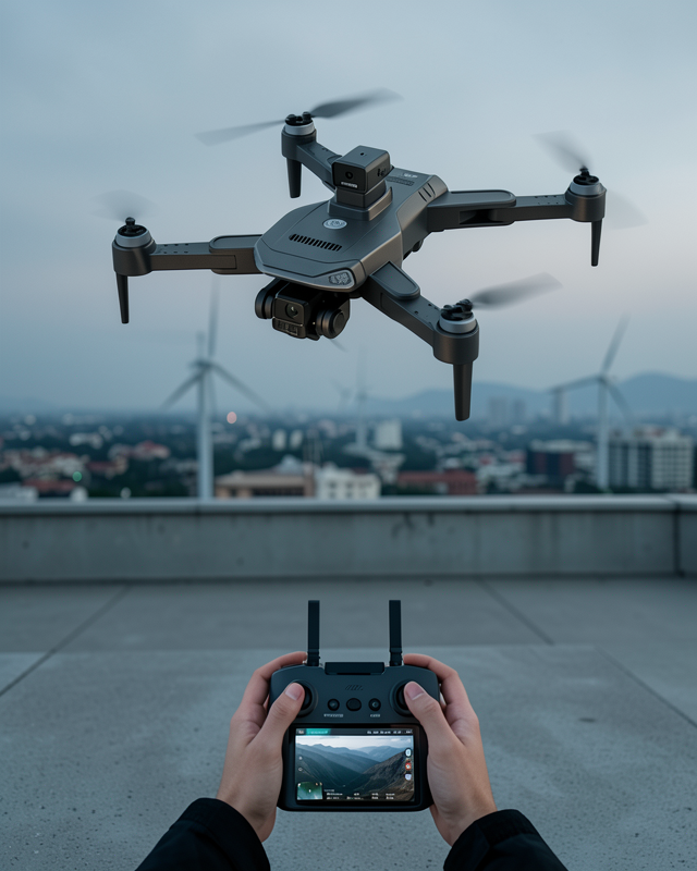 Katlanabilir GPS Destekli Akıllı Drone 4K Kamera Uzun Uçuş Süresi ve Engel Algılama Özellikli