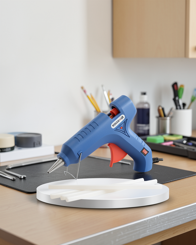 Sıcak Silikon Tabancası 40W 5 Silikon Çubuklu Model