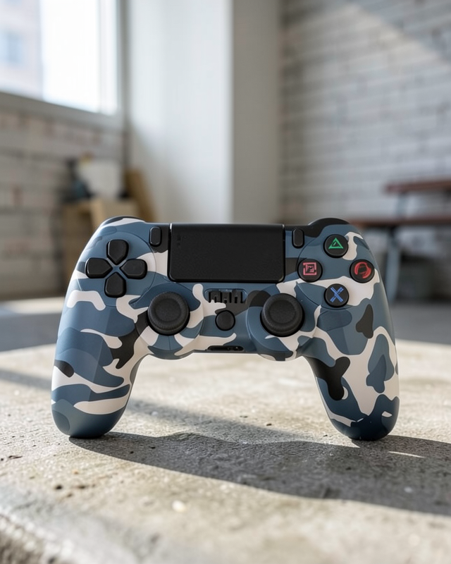 PS4 Kablosuz Oyun Kolu Kamuflaj Desenli XXUCZPS4KOLL-7