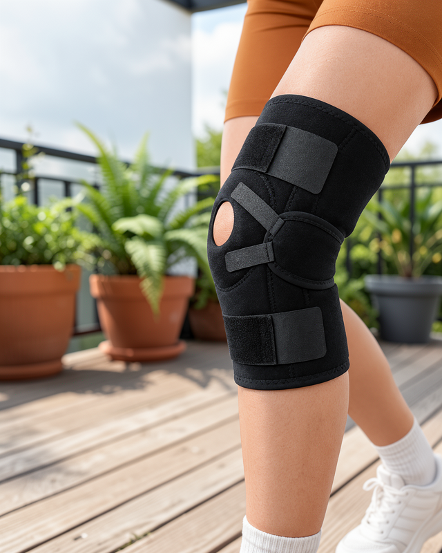 Dizliği Patella Destekli Ayarlanabilir Ligamentli Diz Koruyucu