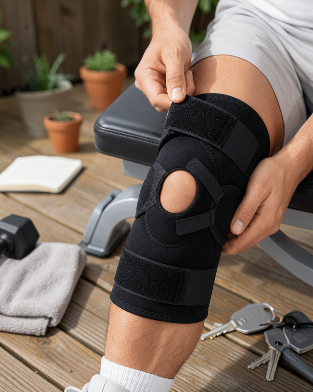 Ligamentli Dizlik Açık Patella Ayarlanabilir PRTLİGAMENTDİZLİK-3