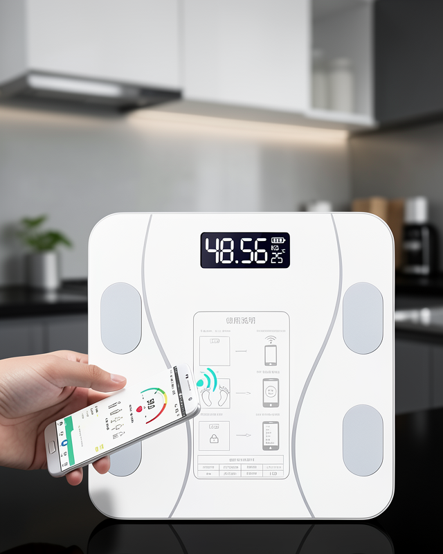 Akıllı Dijital Tartı Vücut Analiz WiFi XXUCZYF1072TARTI-2