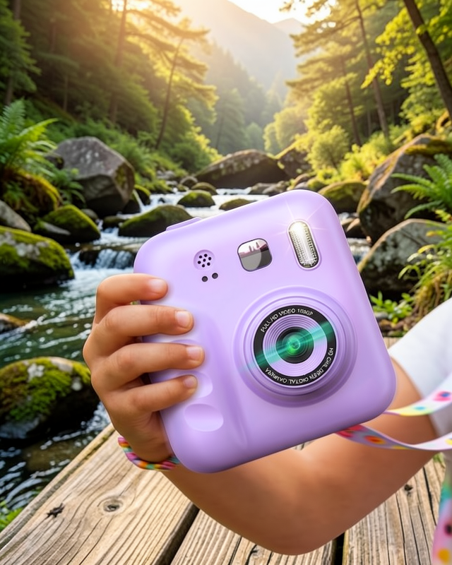 Çocuk Dijital Fotoğraf Makinesi Anında Baskı UCZZZY300HPRİNTERKAMERAMOR