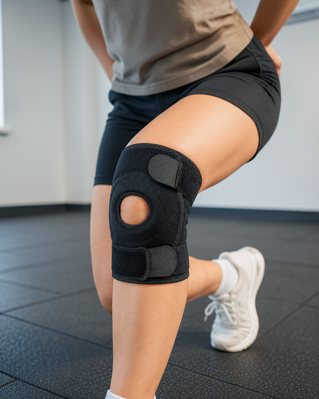 Açık Patella Tasarımıyla Ayarlanabilir Kısa Diz Desteği PRTKSPATELLADİZLİK-4