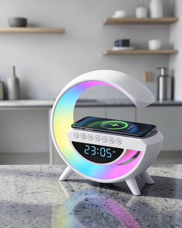 RGB Işıklı Kablosuz Şarjlı Bluetooth Hoparlör UCZZZGOOGLEDİGİTAL