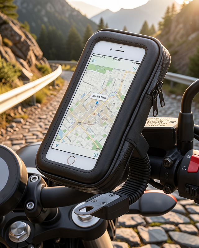 Su Geçirmez Telefon Tutucu Motosiklet Scooter İçin UCZZZT52MOTORTUTUCU-1