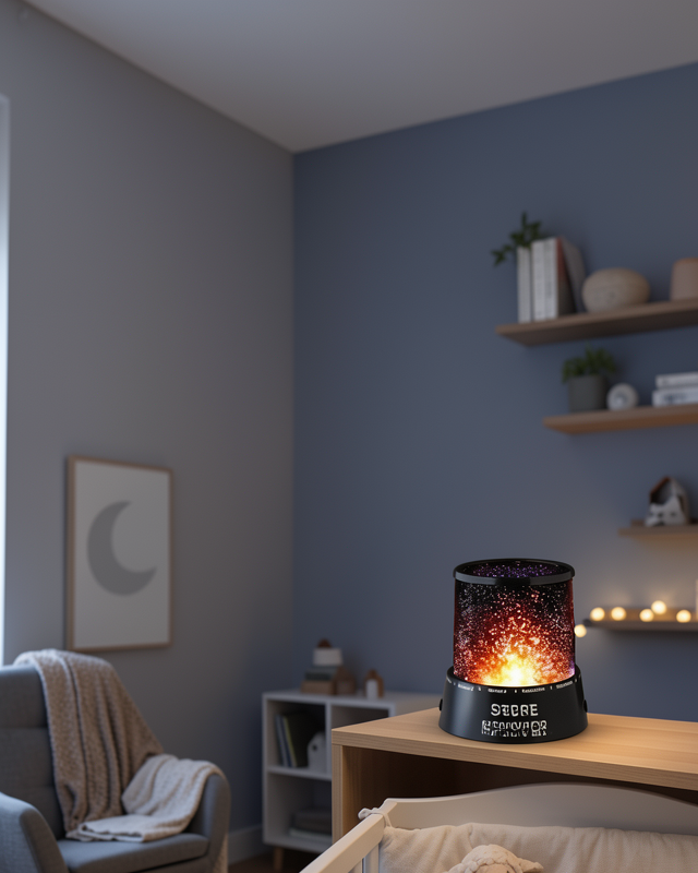 Yıldız Projeksiyon Gece Lambası USB ve Pille Çalışan UCZZZGİZMOS-4