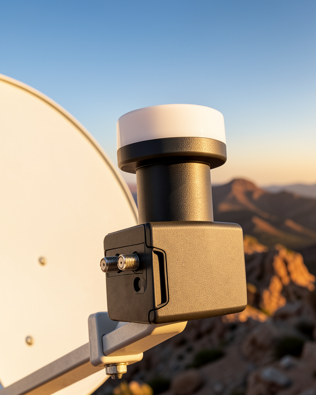 Twin LNB 4K Ultra HD Ku Band 0.1 dB