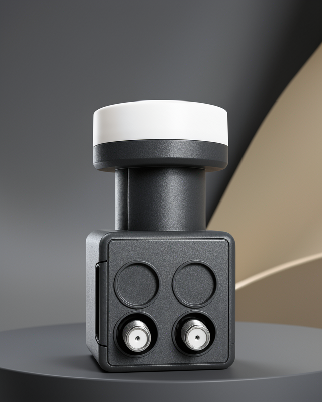 Twin LNB 2 Çıkışlı Ku Band 4K Ultra HD Uyumlu 0.1 dB