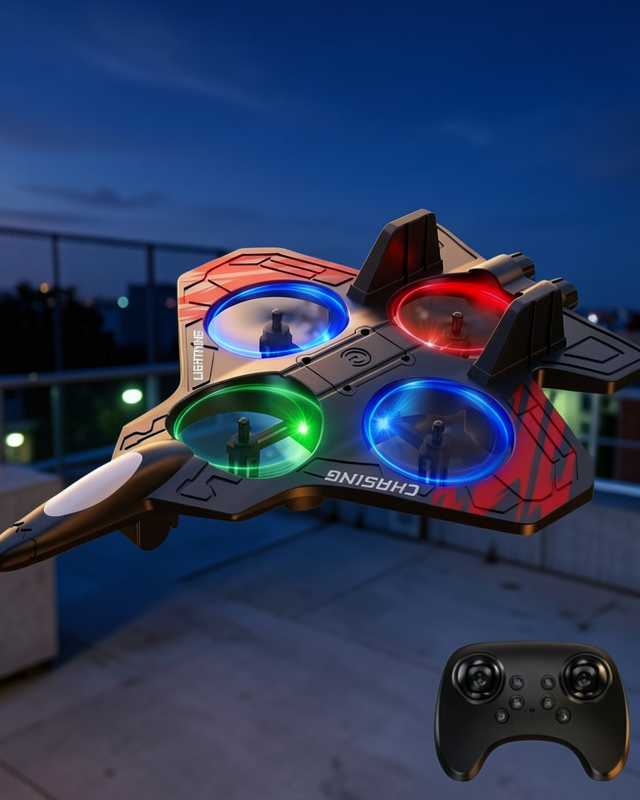 Uzaktan Kumandalı Drone LED Işıklı 360 Derece Akrobatik UCZZZ14AGESUÇAKDRONE-3