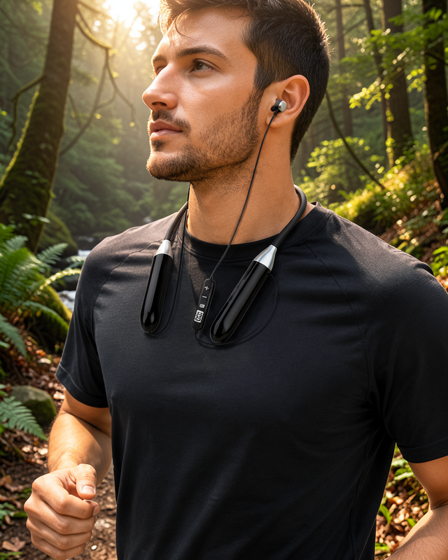 Boyun Tipi Bluetooth Kulaklık Uzun Süreli Kullanım UCZZ400SAATKULAKLIK-1