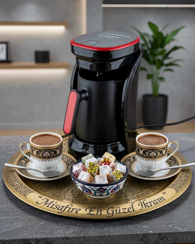 4 Fincanlık Türk Kahvesi Makinesi Taşma Önleyici