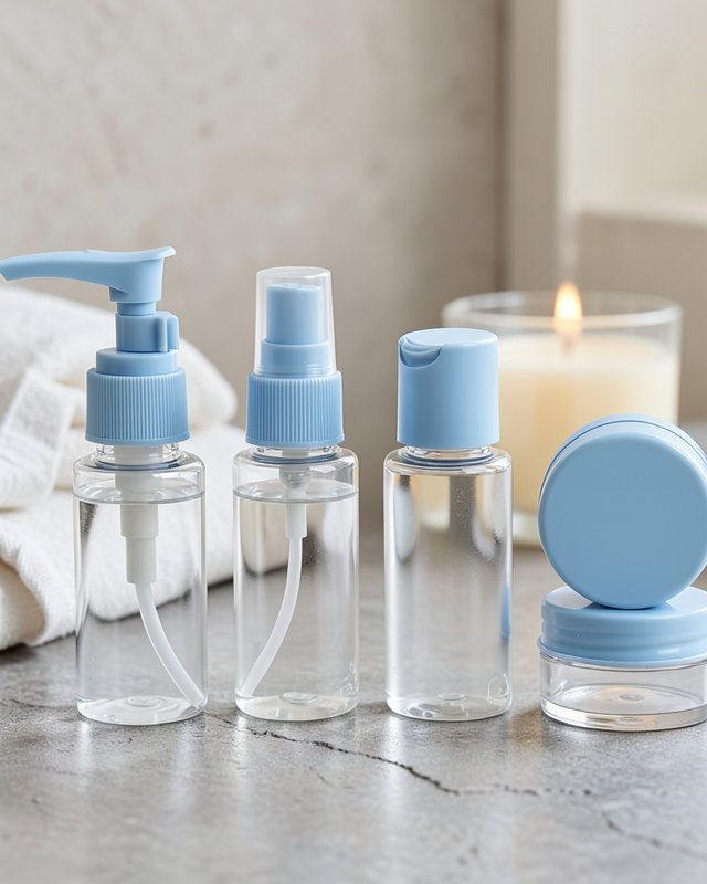 Taşınabilir 5 Parça Seyahat Kozmetik Seti 30 ml Sızdırmaz