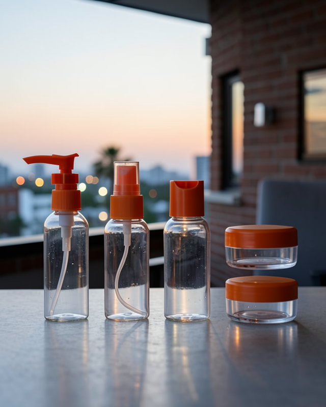 Seyahat Boy 5'li Kozmetik Dolum Seti 30 ml Sızdırmaz Model