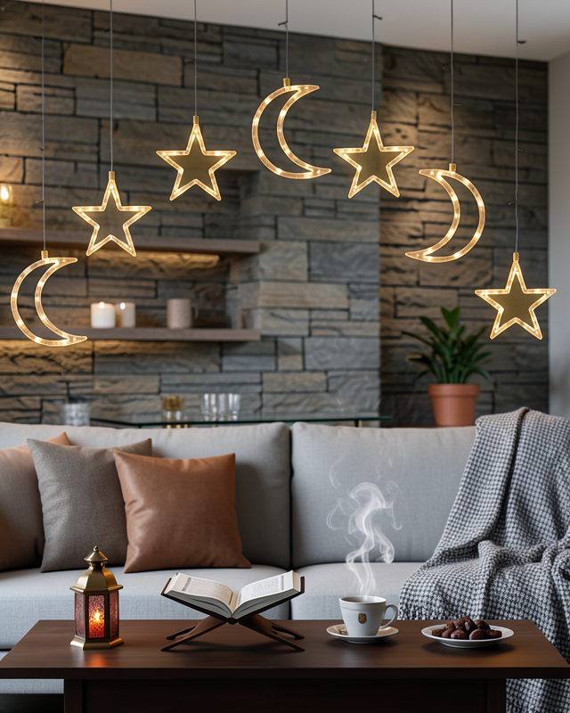 Büyük Ay Yıldız Ramazan Led Işık UCZZZAYYILDIZRAMAZANLEDİ-7