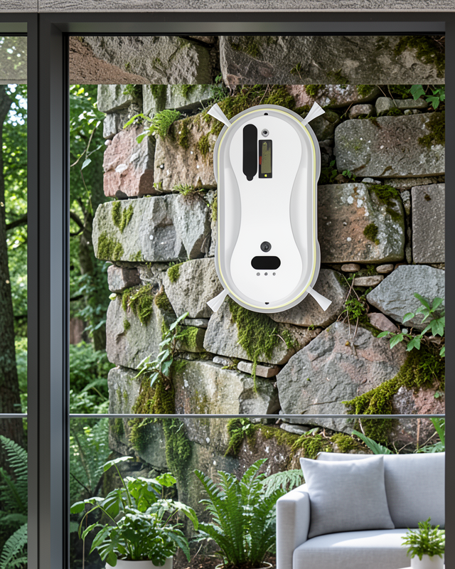 Akıllı Cam Temizleme Robotu 2800 Pa Emiş Gücü UCZZZCAMSİLME-6