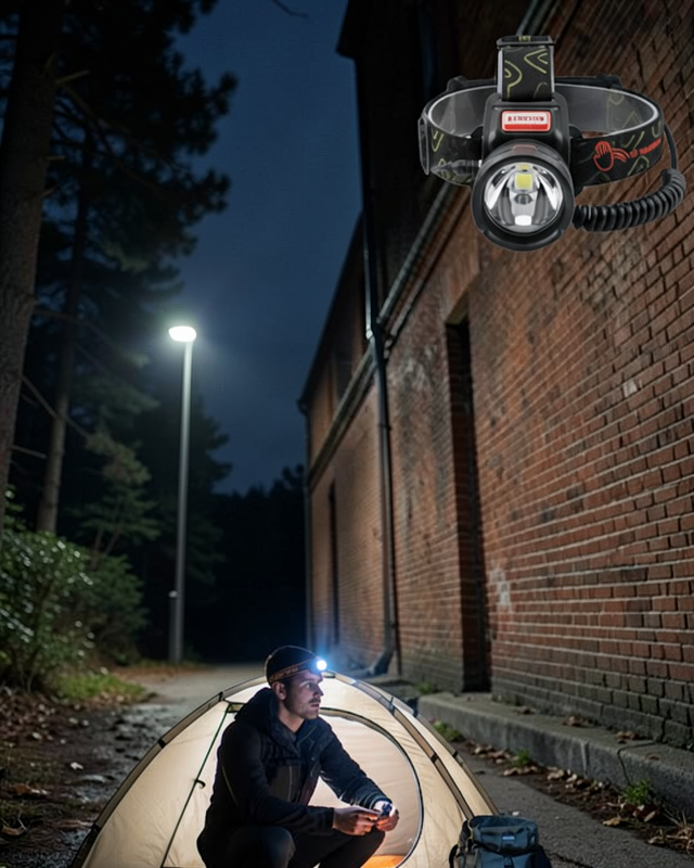 LED Kafa Feneri 3000 Lümen 30W Güçlü Aydınlatma UCZZZRT166KAFALAMBASI-2