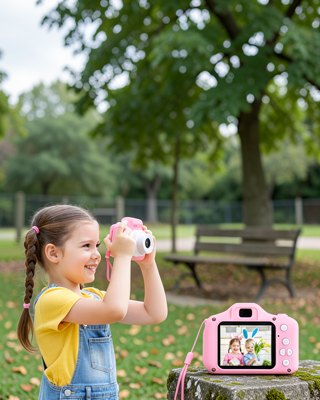 Mini Kamera HD Video ve Fotoğraf Modu UCZZZÇOCUKKAMERASIPEMBE-9