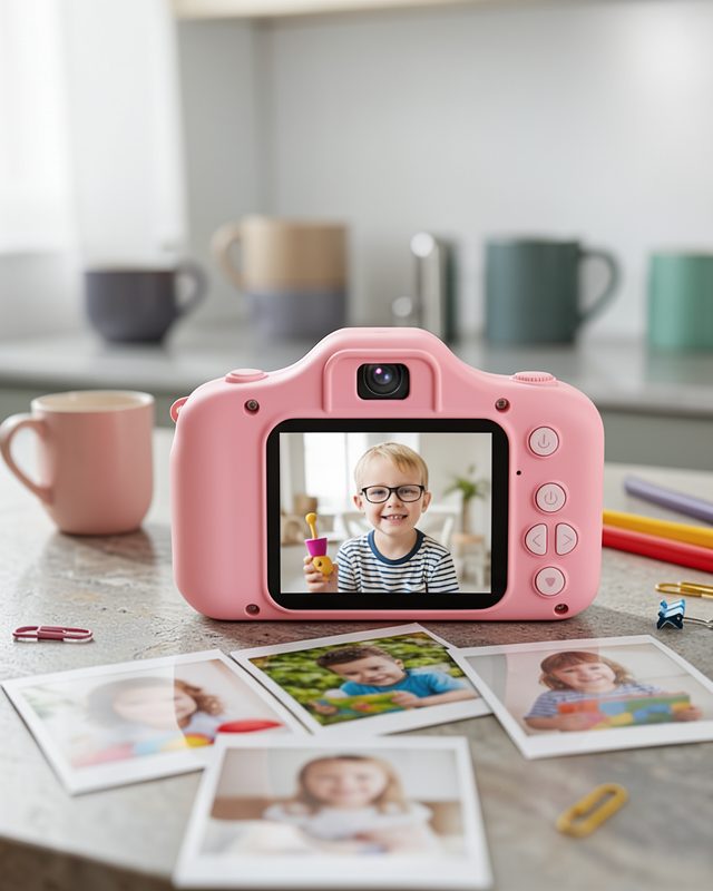Mini Dijital Kamera HD Video ve Fotoğraf Kayıt USB Şarjlı