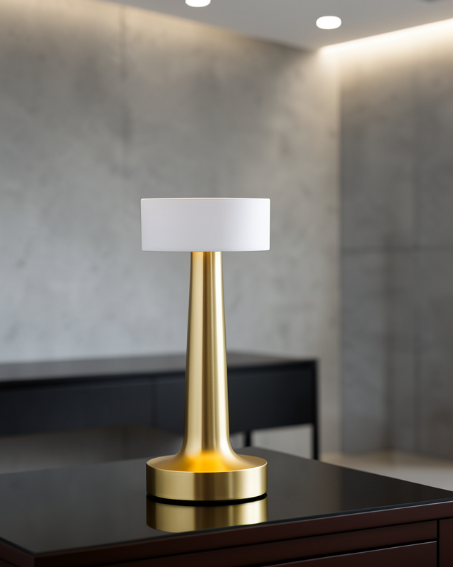 Şarjlı Dokunmatik LED Masa Lambası 3 Renk Dimmer UCZZZMANTARGOLDKARE