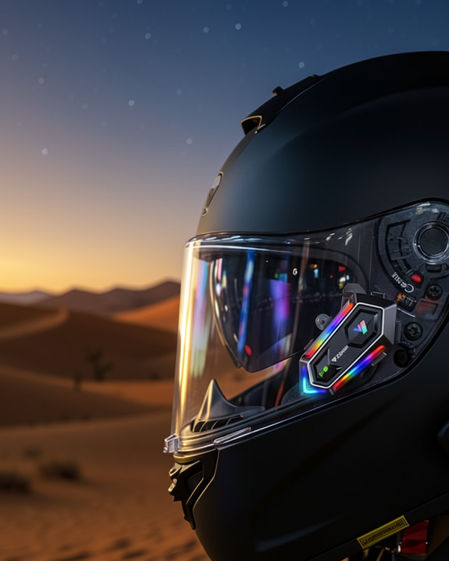 Kablosuz Bluetooth Motosiklet Kask İntercom IPX6 Su Geçirmez UCZZZY20İNTERCOM