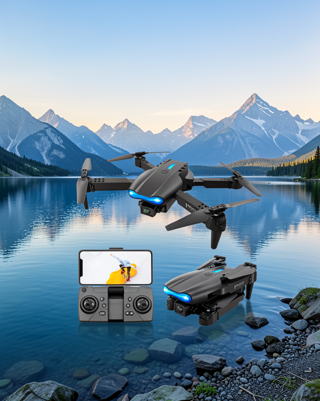 Katlanabilir FPV Drone Wi-Fi 4K Kamera UCZZZDM700DRONEE