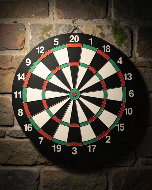15 İnç Dart Tahtası Seti 4 Metal Dart Oku UCZZZ15İNÇDART-4