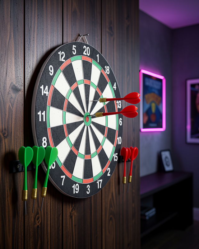 Dart Tahtası 12 İnç Dayanıklı Ahşap Gövde UCZZZ12İNÇDART-4