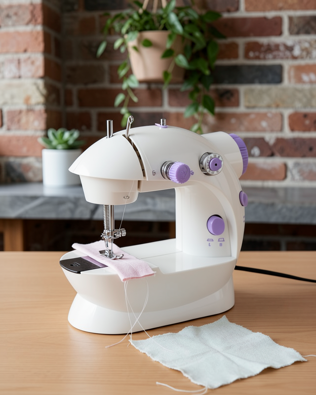 Mini Dikiş Makinesi Çift Makara Sistemi UCZZZPRODİKİŞMAKİNESİ-5