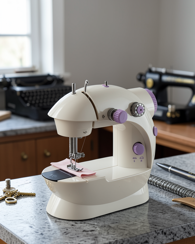 Mini Dikiş Makinesi Ayarlanabilir Hız Işıklı UCZZZPRODİKİŞMAKİNESİ-4