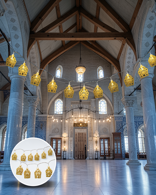 LED Işık Zinciri Cami Figürlü UCZZZCAMİRAMAZANLEDIŞIK-4