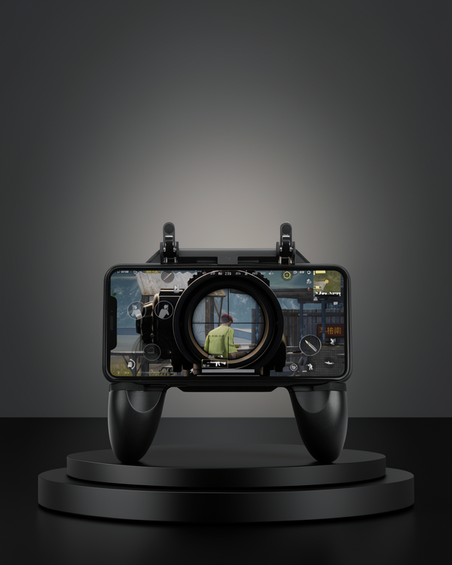 Oyun Gamepadi Joystick ve Parmak Tetikli UCZZZW16PUBGKOL-1