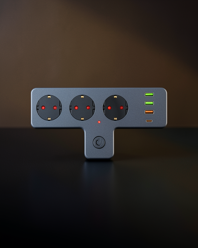 Çoklu Priz + Akım Koruma 3397
