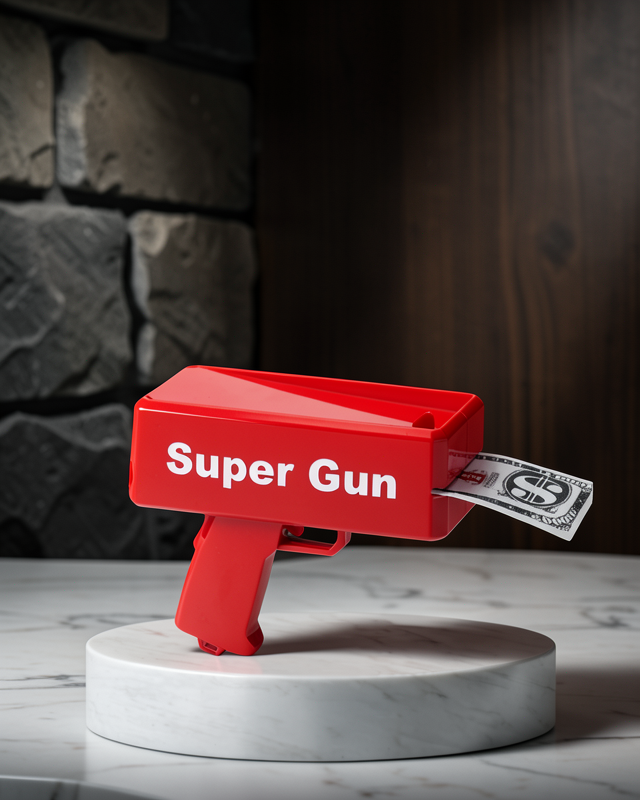 Para Atma Tabancası Otomatik Kırmızı UCZZZSUPERGUNNNNN2