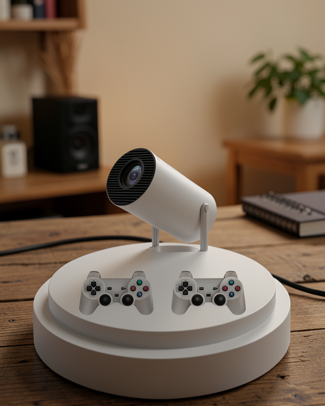 Kablosuz 3D Oyun Destekli Ev Sinema Projeksiyon Cihazı