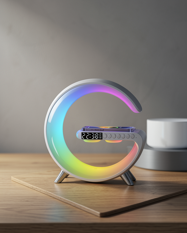 Akıllı Atmosfer Lambası Bluetooth Hoparlör 15W Kablosuz Şarjlı UCZZZG63HOPARLÖR